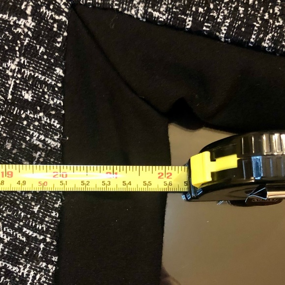 RACHEL ROY Tweed Knit Mixed Media Jacket Top - Picture 11 of 14